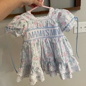 Special K Smocks Baby Dress with Floral Embroidery